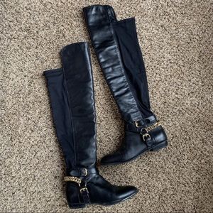 ALDO over the knee black boots